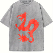 Dean Blunt Musician Fan Heavy vintage washed oversized T-shirt in Gray
