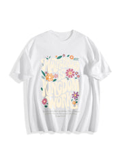 Motherhood Is Kingdom Work Cotton T-Shirt in White