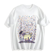 Studio Ghibli Totoro Inspired Ghibli Cotton T-Shirt in White