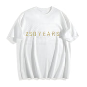 Retro Usa 250 Independence Day Cotton T-Shirt in White