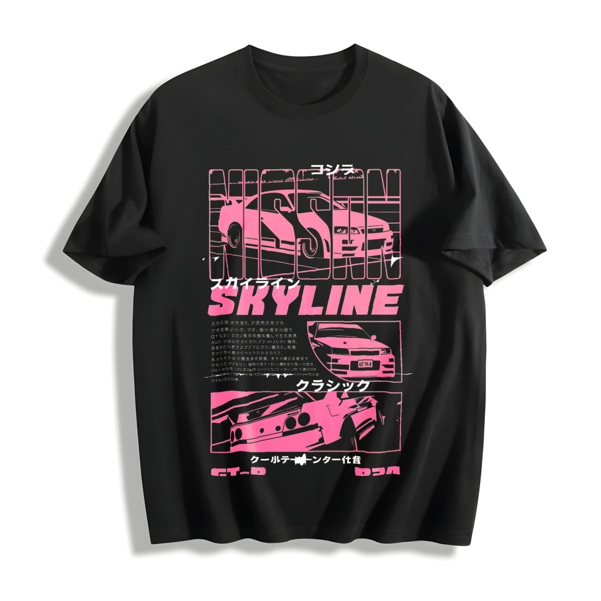 GT3 RS Street Racing Cotton T-Shirt in Black