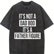 It's Not a Dad Bod It's Vintage Washed T-Shirt in Black