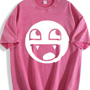 Epic Face Vampire Vintage Washed T-Shirt in Red