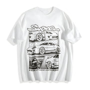 Japanese Legend Supra 90s Cotton T-Shirt in White