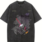 Tame Impala Currents Front Vintage Washed T-Shirt in Black