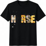 Halloween Nurse Medical Worker Cotton T-Shirt in Black