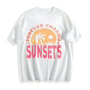 Letter & Heart for All Seasons Cotton T-Shirt in White