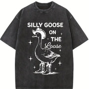 Mad Goose Vintage Washed T-Shirt in Black