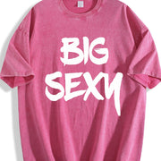Big Sexy Vintage Washed T-Shirt in Red
