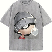 Xbox 360 Beanie Gamerpic Vintage Washed T-Shirt in Gray