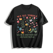 Neurodiversity for BCBA Cotton T-Shirt in Black