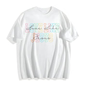 Love Like Jesus Christian Cotton T-Shirt in White