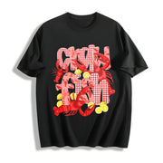 Crawfish Boil Cotton T-Shirt in Black