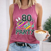 Fashionable with Thin Straps and That Expose the Shoulders Women's Color Cotton Tank Top in Red