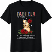 Fabuela Definition Cotton T-Shirt in Black