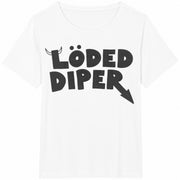 Loaded Diaper Cotton T-Shirt in White