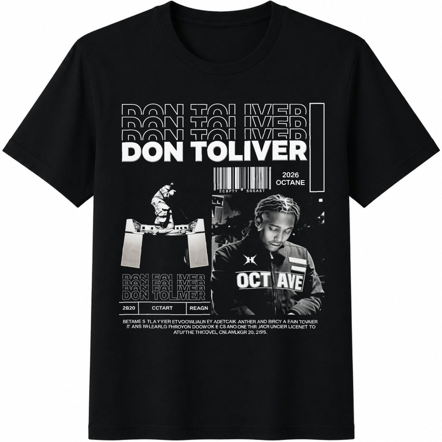 Size Plus Don Toliver Octane Cotton T-Shirt in Black