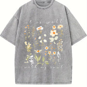 It Is Well with My Soul Vintage Washed T-Shirt in Gray