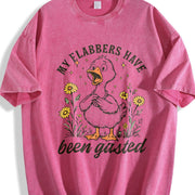 My Flabbers Have Been Gasted Vintage Washed T-Shirt in Red