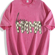 Boy Mama Mothers Day for Mom Vintage Washed T-Shirt in Red