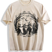 Halloween Costume: Autumn Vintage Washed T-Shirt in Beige
