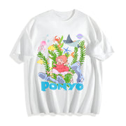 Studio Ghibli Anime Cotton T-Shirt in White