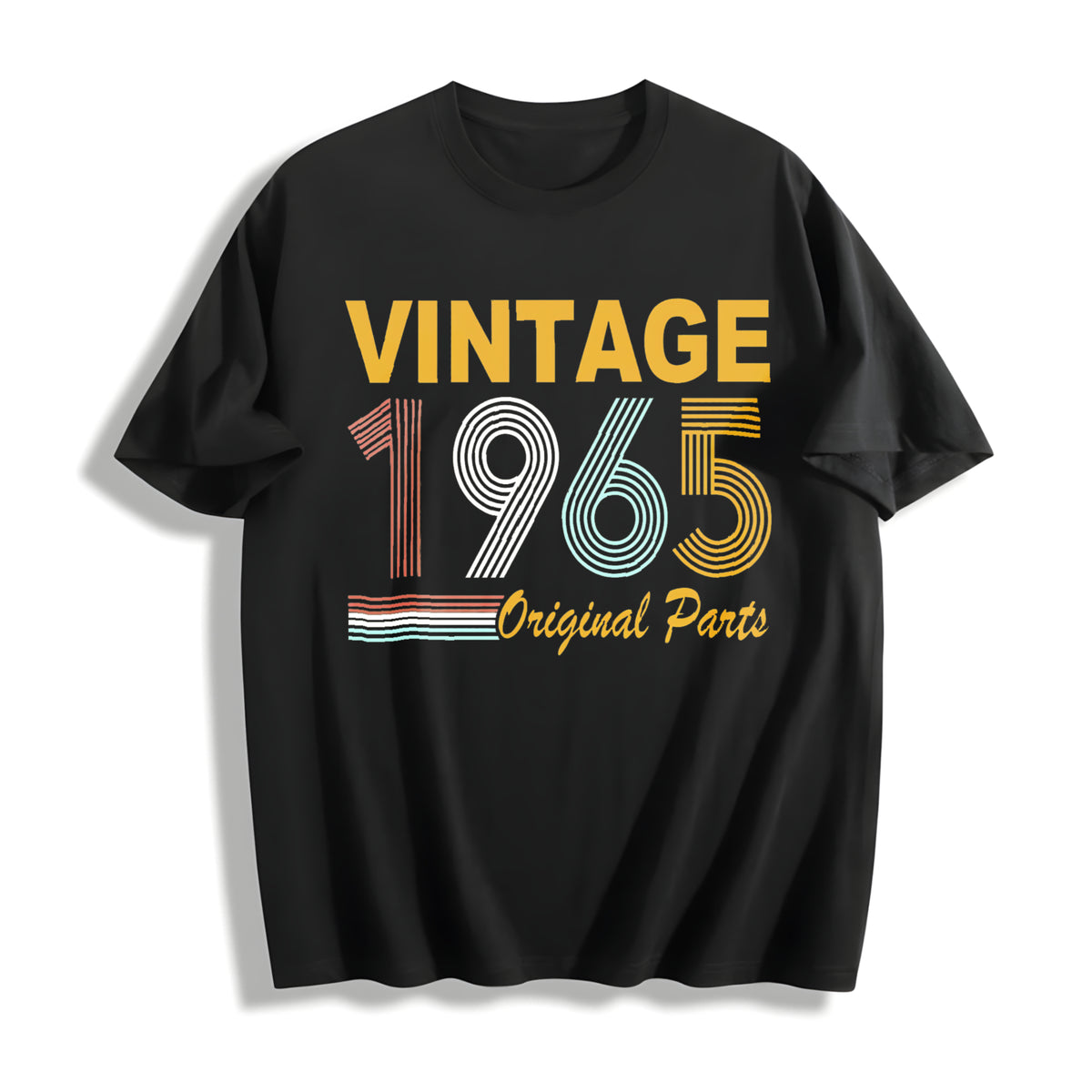 965 Sportswear for All Seasons: Spring Cotton T-Shirt in Black