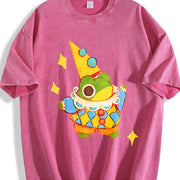 Star Frog Coloful vintage washed oversized T-shirt in Red