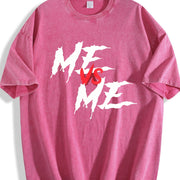 Me Vs Me Vintage Washed T-Shirt in Red
