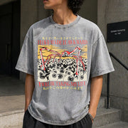 I Have Made It Awkward Japanese Spider Crab Vintage Washed T-Shirt in Gray