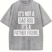 It's Not a Dad Bod It's Vintage Washed T-Shirt in Gray