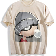Xbox 360 Beanie Gamerpic Vintage Washed T-Shirt in Beige