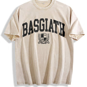 Basgiath War College Fourth Wing Violet Sorrengail vintage washed oversized T-shirt in Beige