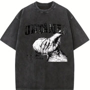 Untamed Legends Never Fold Vintage Washed T-Shirt in Black
