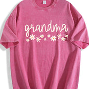 Grandma Daisy Grandma New Grandma vintage washed oversized T-shirt in Red