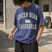 Green Bean Casserole Vintage Washed T-Shirt in Blue