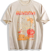 Halloweentown 1998 Vintage Washed T-Shirt in Beige