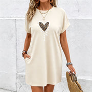 Dress for a Romantic Heart Cotton T-Shirt in White