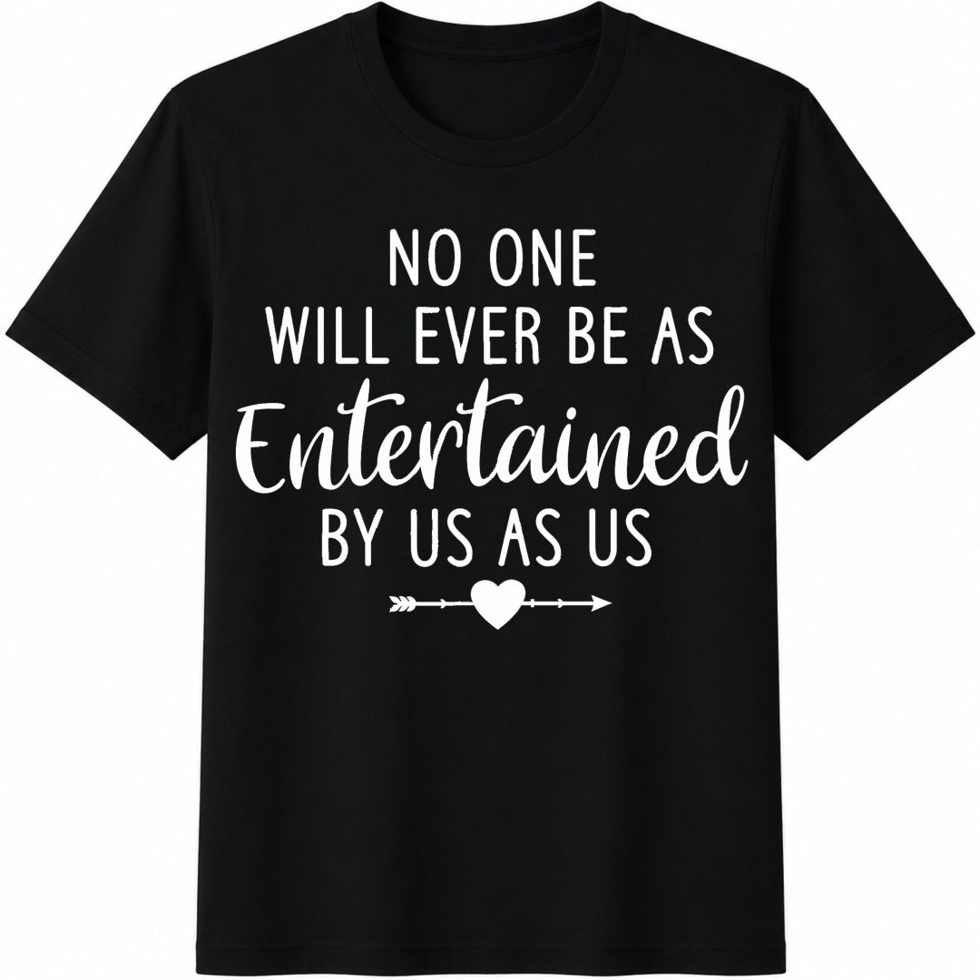 Bestie Best Friend Cotton T-Shirt in Black