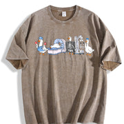 Radiologic Technologist Goose Vintage Washed T-Shirt in Brown