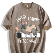 Batik Brand Popular Vintage Washed T-Shirt in Brown