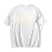 Easy Tiger Retro Esy Tiger Cotton T-Shirt in White