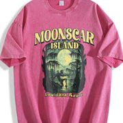 The Retro Halloween That Makes Me Feel Alive Vintage Washed T-Shirt in Red