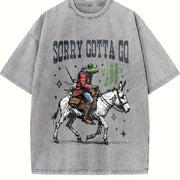 Retro Frog the Vibes Are Off 90s Vintage Washed T-Shirt in Gray