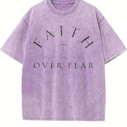 Appearance Bold Vintage Washed T-Shirt in Purple