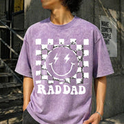 Rad Like Dad Vintage Washed T-Shirt in Purple