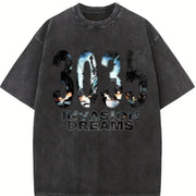 Vest an Essential Item Vintage Washed T-Shirt in Black