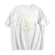 You Do Not Yield to Whatever End Cotton T-Shirt in White