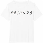 Friends Tv Shows Friends Trip Cotton T-Shirt in White