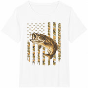 Called to Fish Fishing for Christian Fishing Father Son Cotton T-Shirt in White